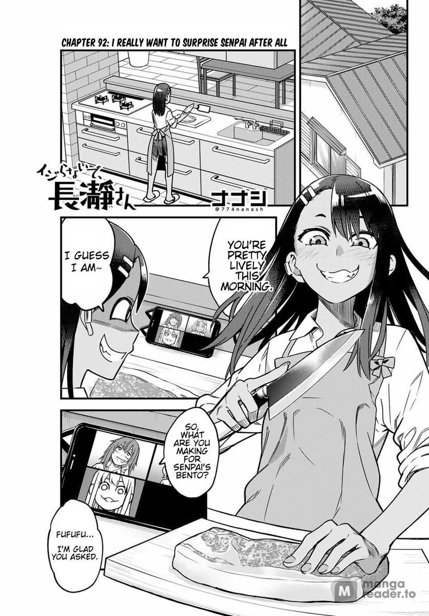 Ijiranaide, Nagatoro-san, Chapter 92 image 01